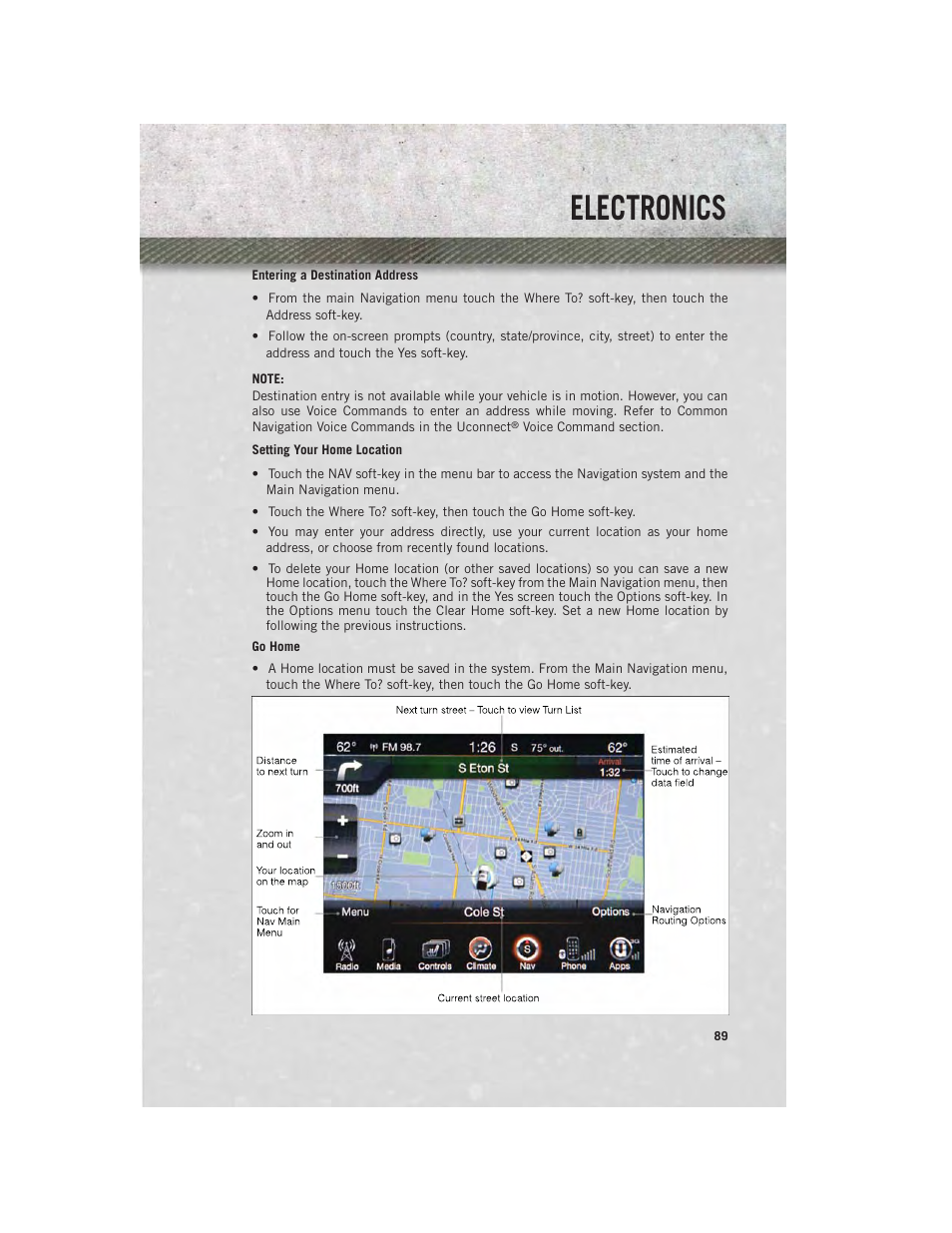 Electronics | Ram Trucks 2013 3500 - User Guide User Manual | Page 91 / 196