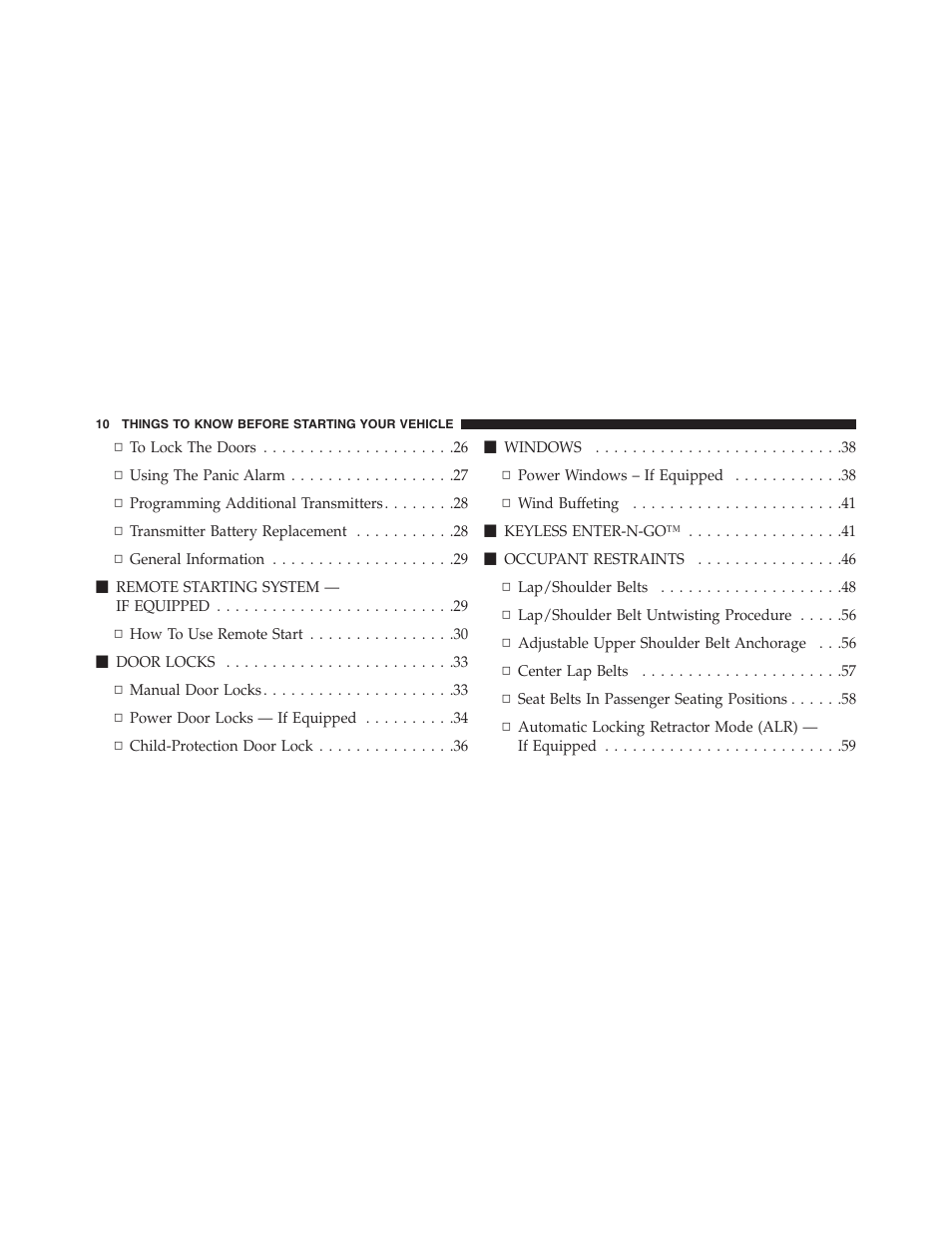 Ram Trucks 2013 Chassis Cab - Owner Manual User Manual | Page 12 / 490
