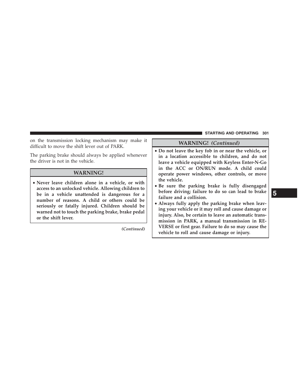 Ram Trucks 2013 Chassis Cab - Owner Manual User Manual | Page 303 / 490