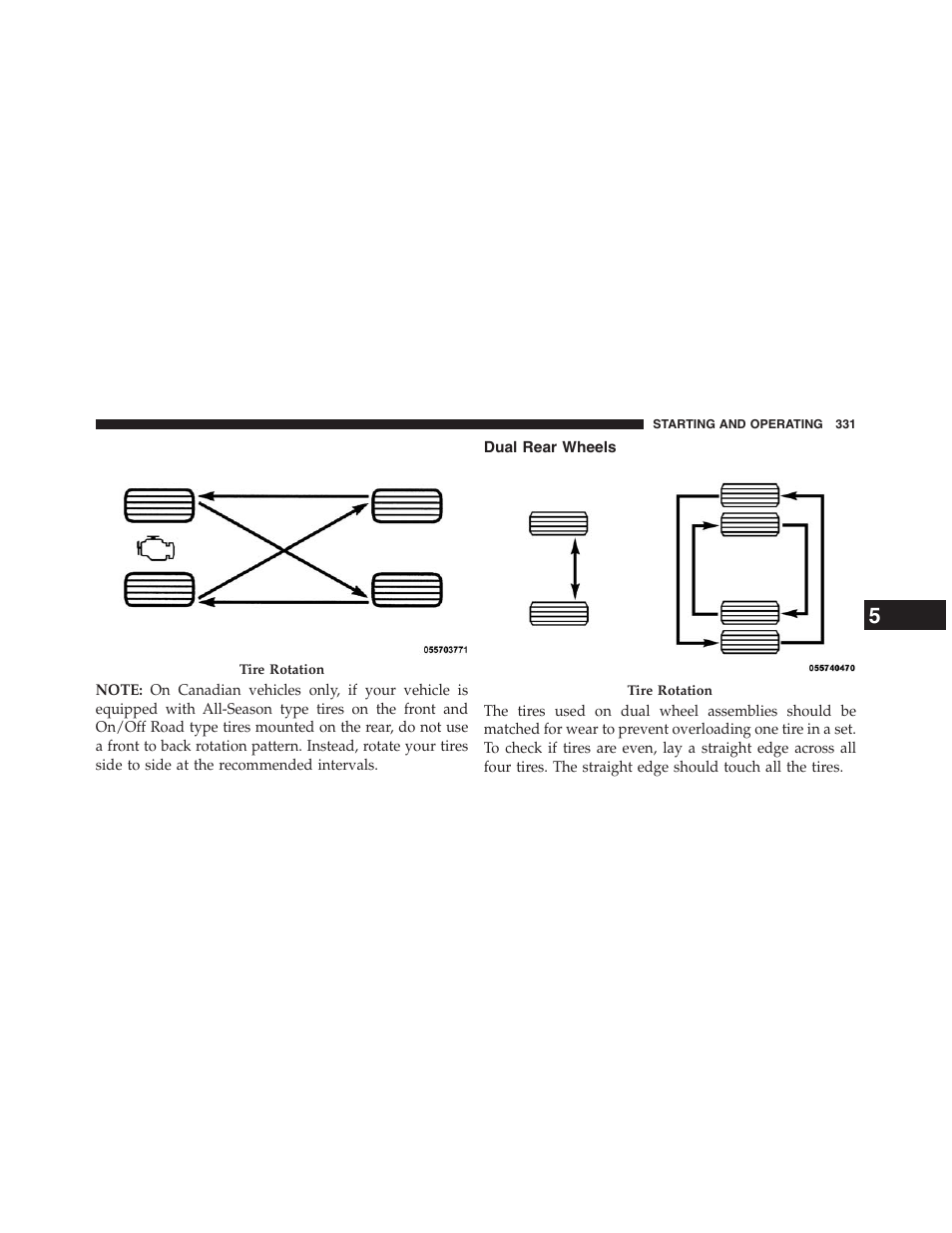 Dual rear wheels | Ram Trucks 2013 Chassis Cab - Owner Manual User Manual | Page 333 / 490