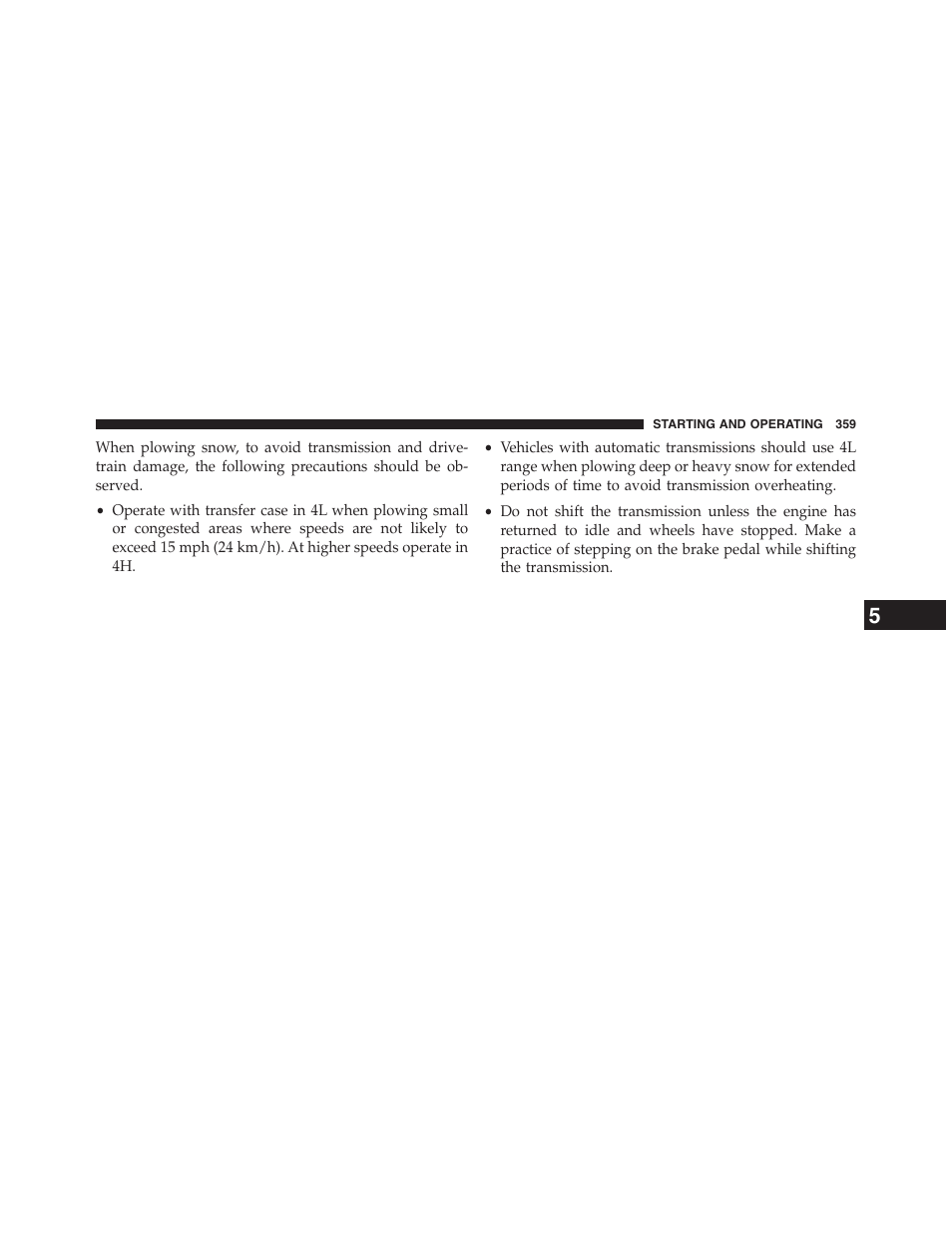 Ram Trucks 2013 Chassis Cab - Owner Manual User Manual | Page 361 / 490