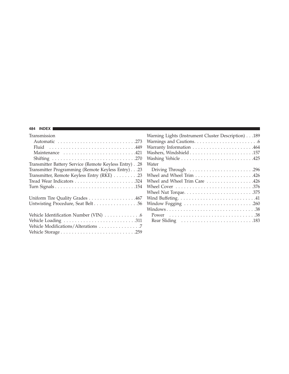 Ram Trucks 2013 Chassis Cab - Owner Manual User Manual | Page 486 / 490