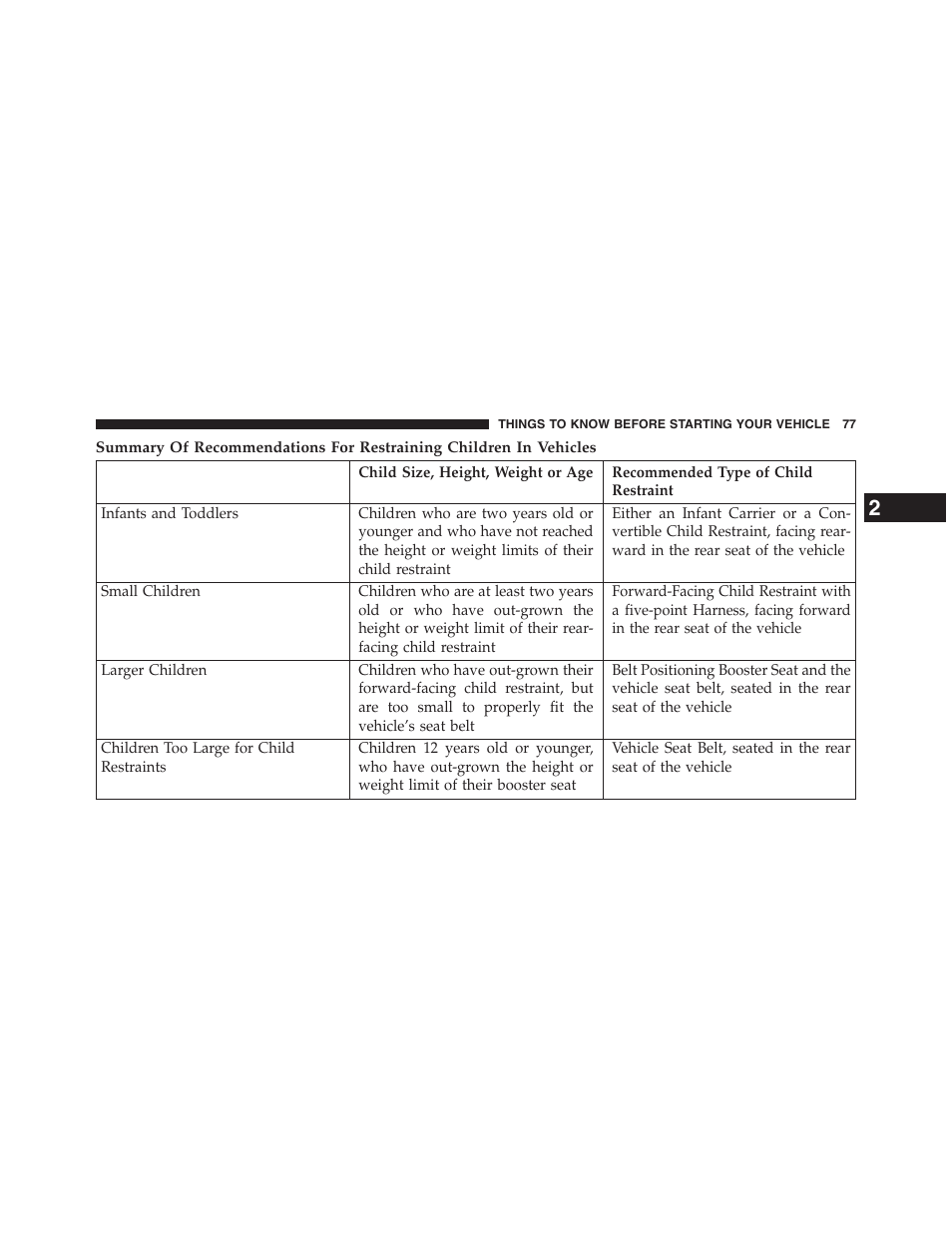 Ram Trucks 2013 Chassis Cab - Owner Manual User Manual | Page 79 / 490