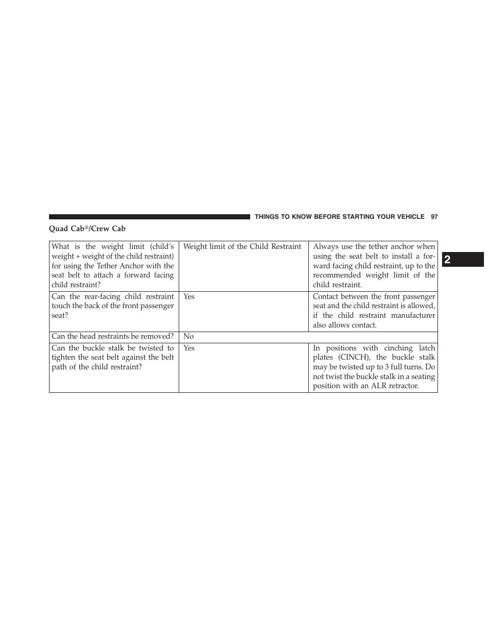 Ram Trucks 2013 Chassis Cab - Owner Manual User Manual | Page 99 / 490