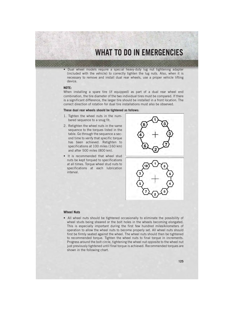 What to do in emergencies | Ram Trucks 2013 Chassis Cab - User Guide User Manual | Page 127 / 172
