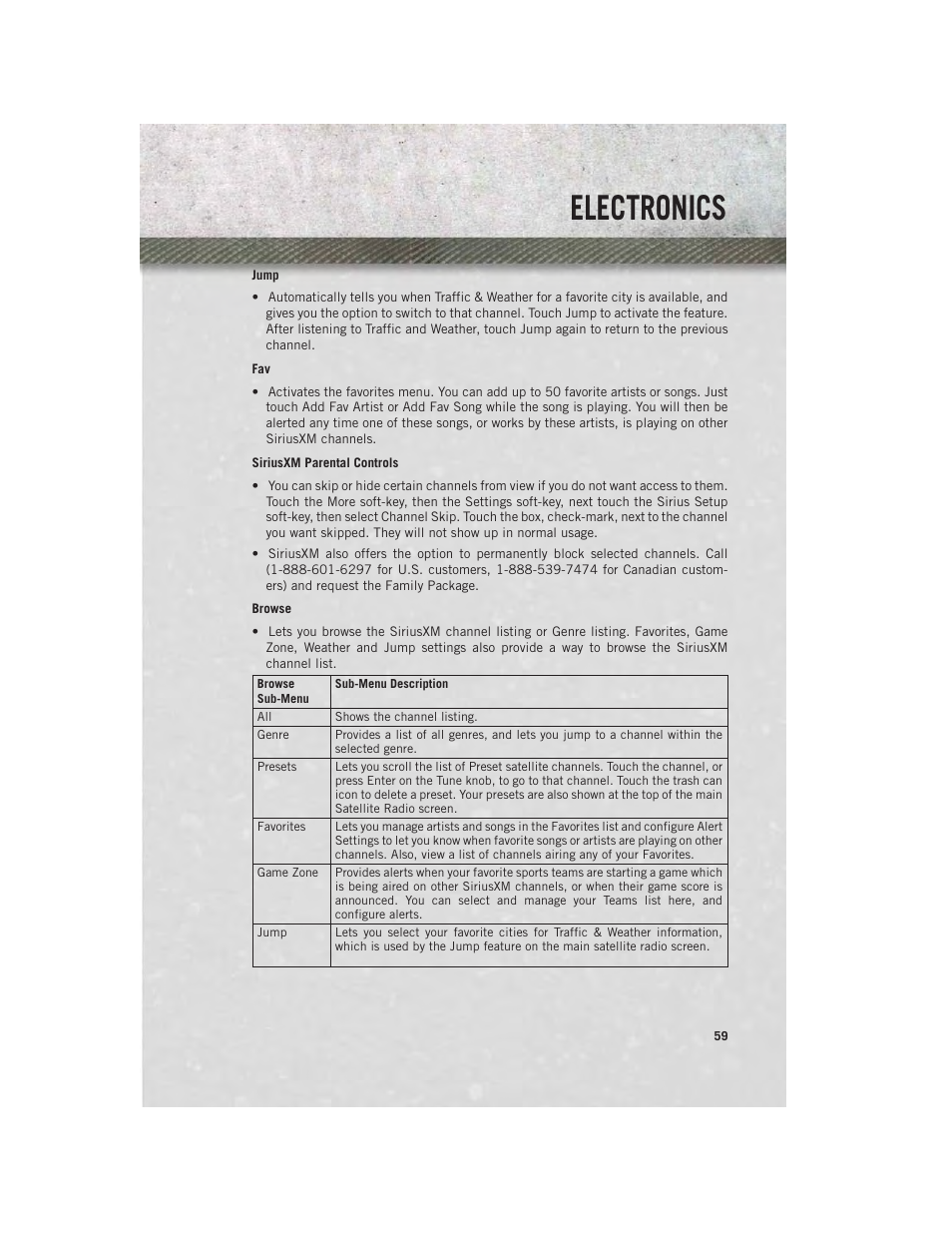 Electronics | Ram Trucks 2013 Chassis Cab - User Guide User Manual | Page 61 / 172