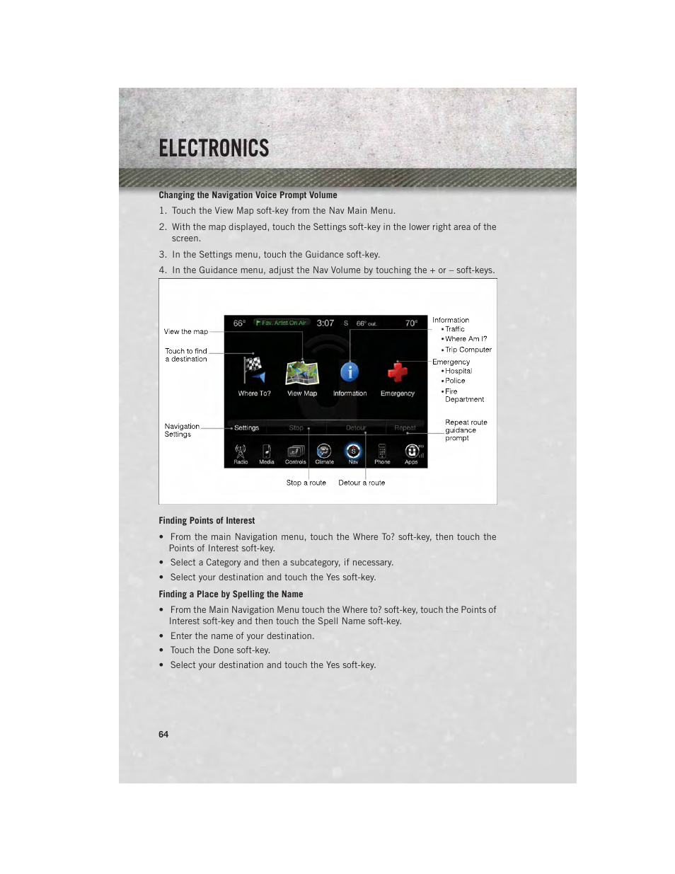 Electronics | Ram Trucks 2013 Chassis Cab - User Guide User Manual | Page 66 / 172