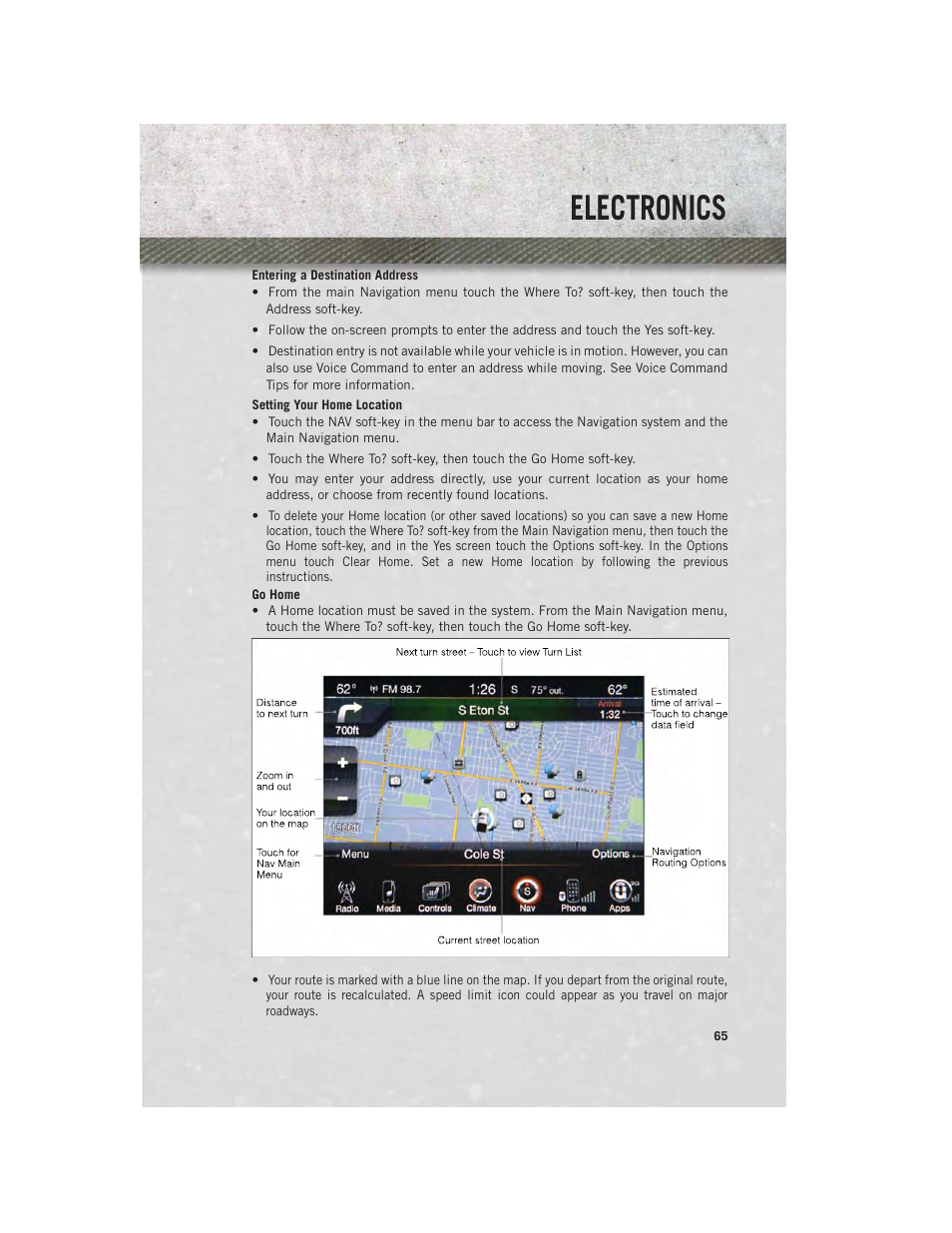 Electronics | Ram Trucks 2013 Chassis Cab - User Guide User Manual | Page 67 / 172