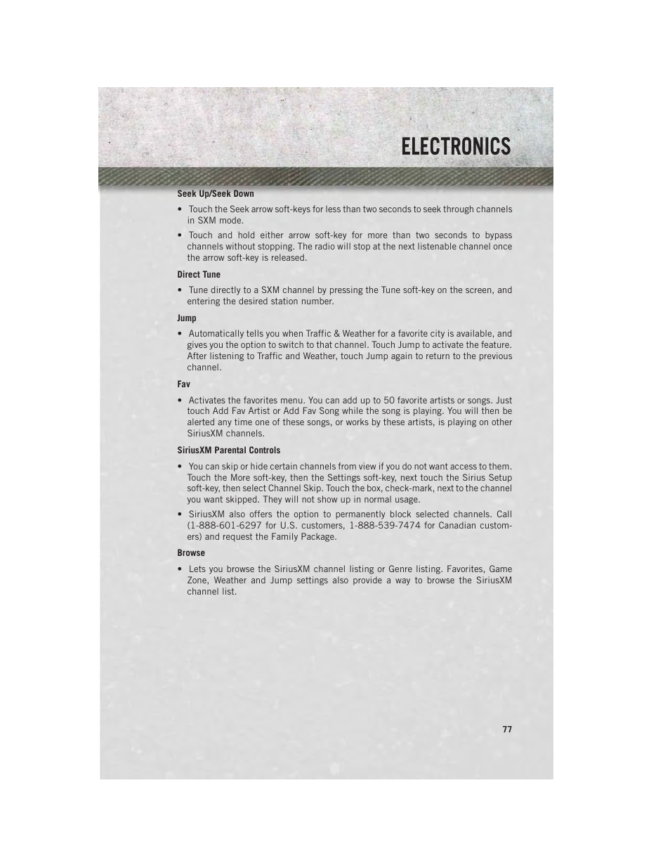 Electronics | Ram Trucks 2013 Chassis Cab - User Guide User Manual | Page 79 / 172