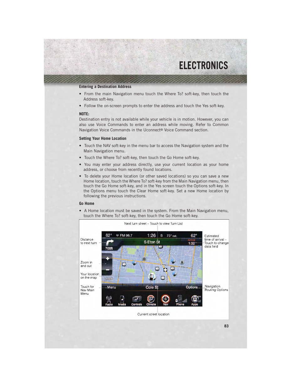 Electronics | Ram Trucks 2013 Chassis Cab - User Guide User Manual | Page 85 / 172