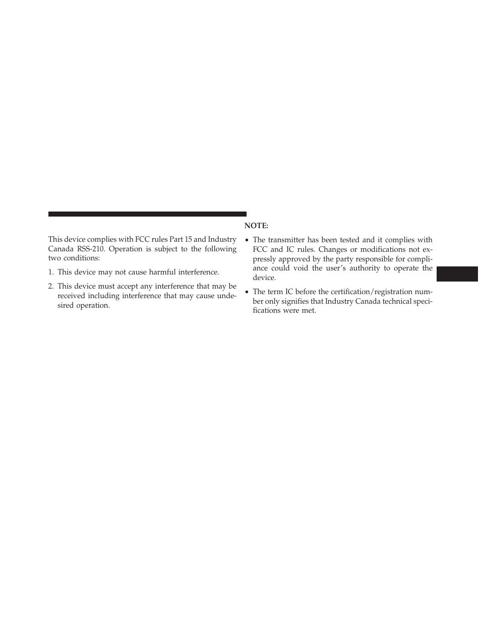 General information | Ram Trucks 2013 С/V - Owner Manual User Manual | Page 267 / 700