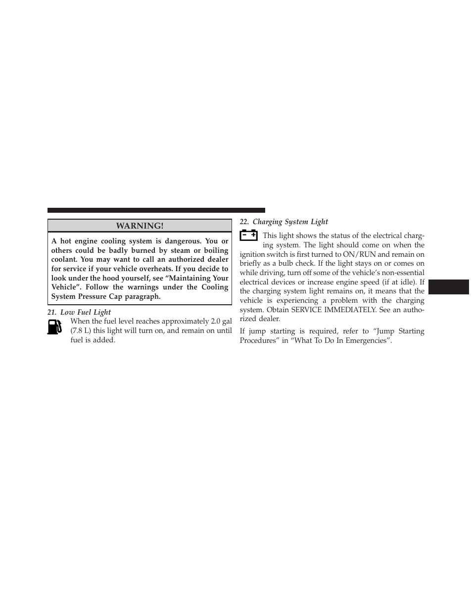 Ram Trucks 2013 С/V - Owner Manual User Manual | Page 329 / 700