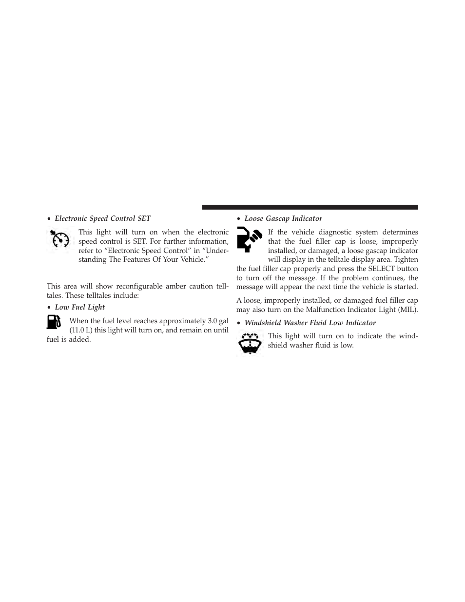 Evic amber telltale lights | Ram Trucks 2013 С/V - Owner Manual User Manual | Page 338 / 700