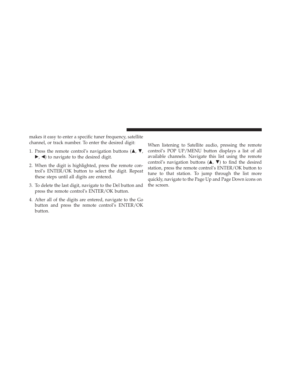 Station list menu | Ram Trucks 2013 С/V - Owner Manual User Manual | Page 422 / 700