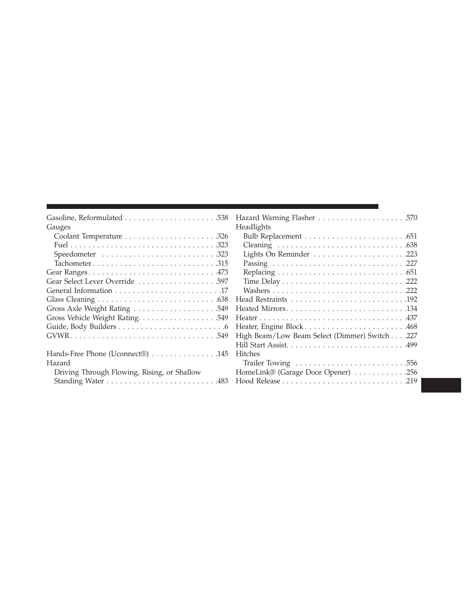 Ram Trucks 2013 С/V - Owner Manual User Manual | Page 687 / 700