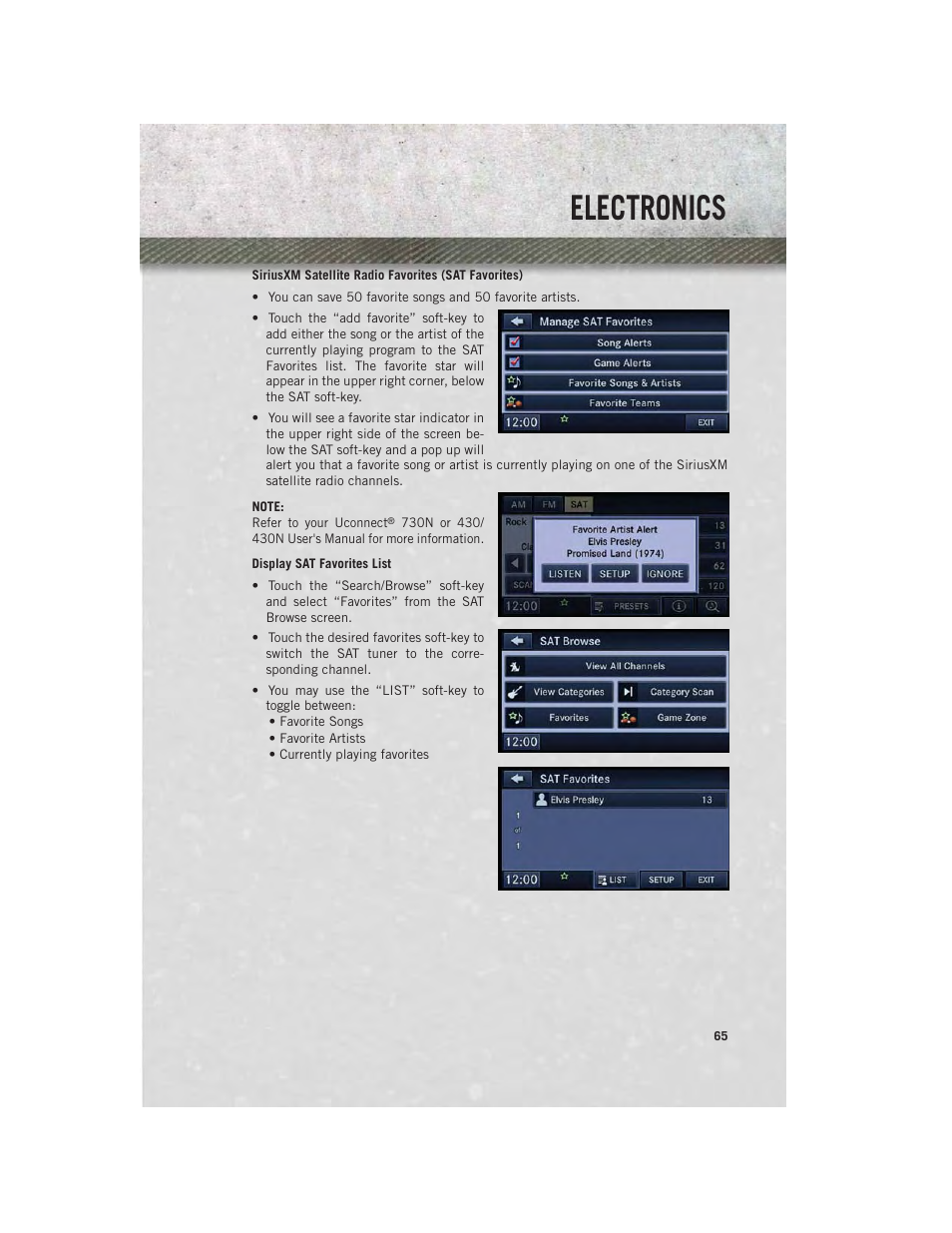 Electronics | Ram Trucks 2013 С/V - User Guide User Manual | Page 67 / 140