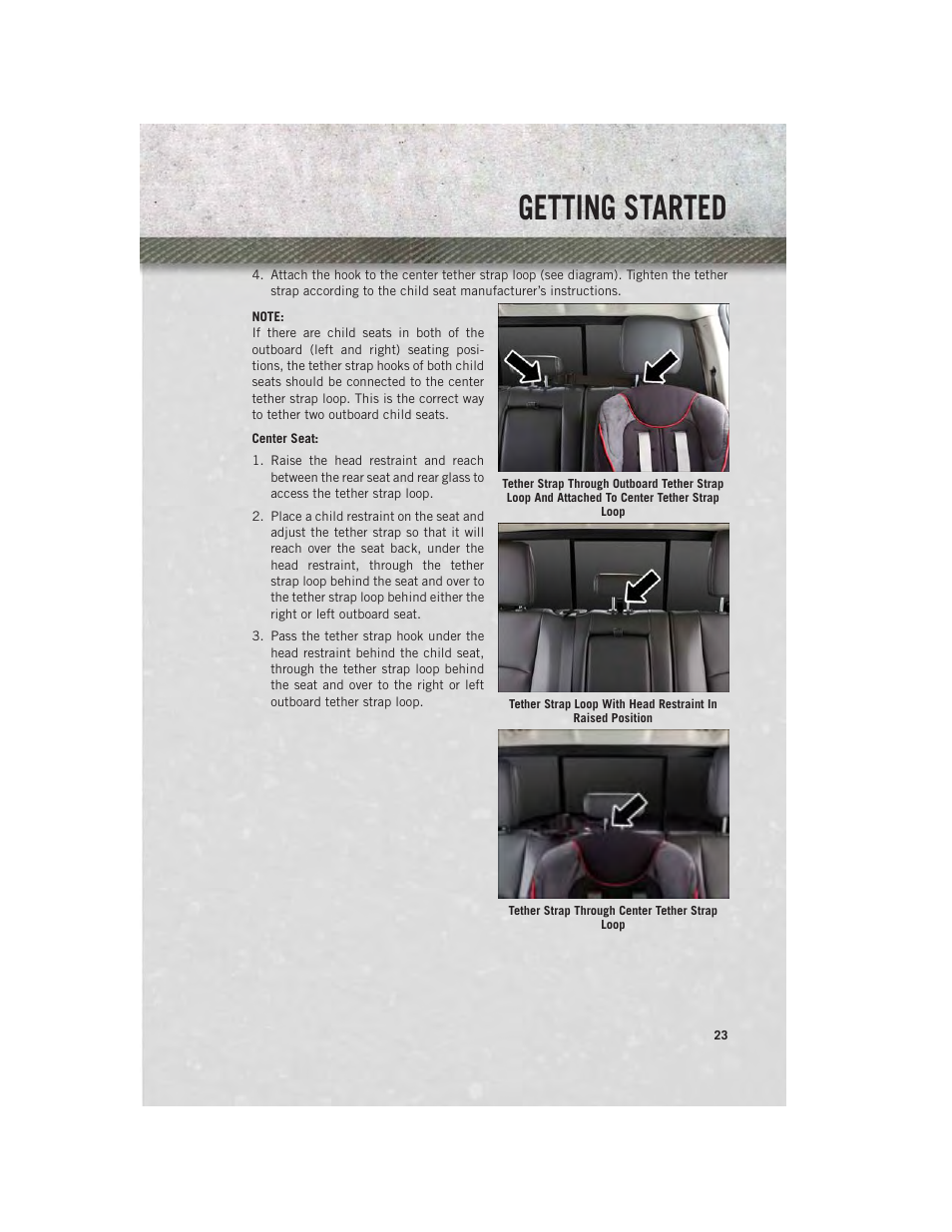 Getting started | Ram Trucks 2014 3500 - User Guide User Manual | Page 25 / 260