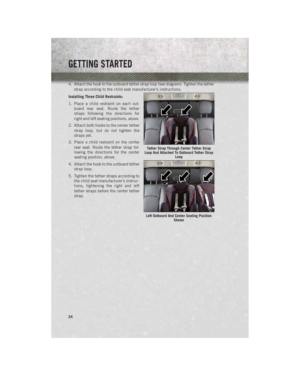 Getting started | Ram Trucks 2014 3500 - User Guide User Manual | Page 26 / 260