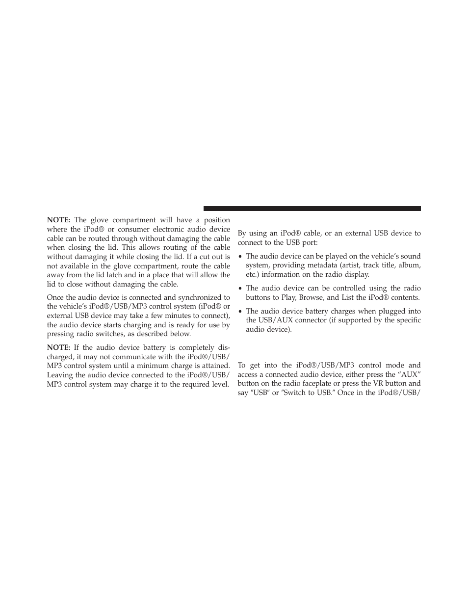 Using this feature, Controlling the ipod® or external usb device, Using radio buttons | Ram Trucks 2014 Cargo Van Commercial - Owner Manual User Manual | Page 364 / 668