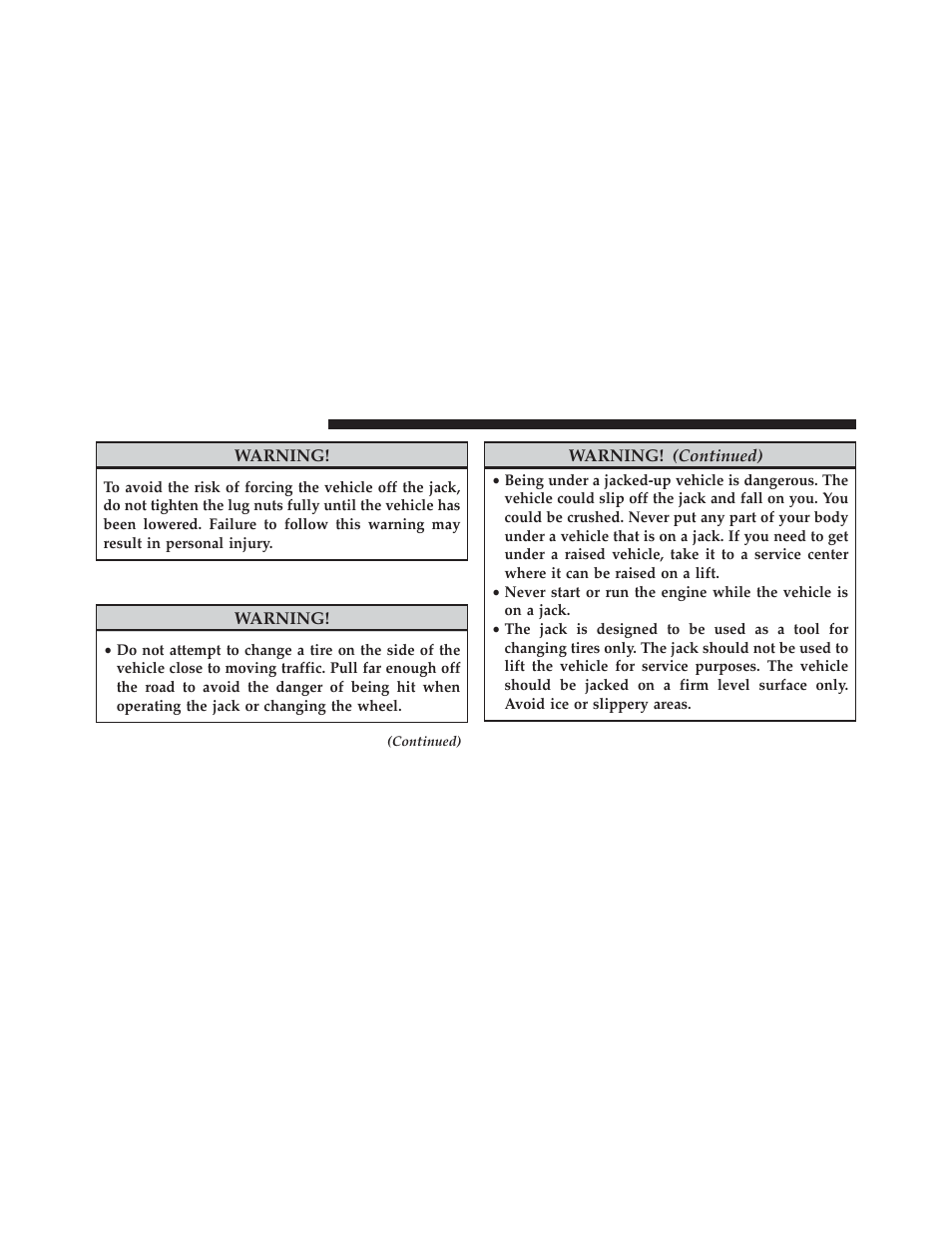 Jacking and tire changing — if equipped, Jacking and tire changing — if, Equipped | Ram Trucks 2014 Cargo Van Commercial - Owner Manual User Manual | Page 548 / 668