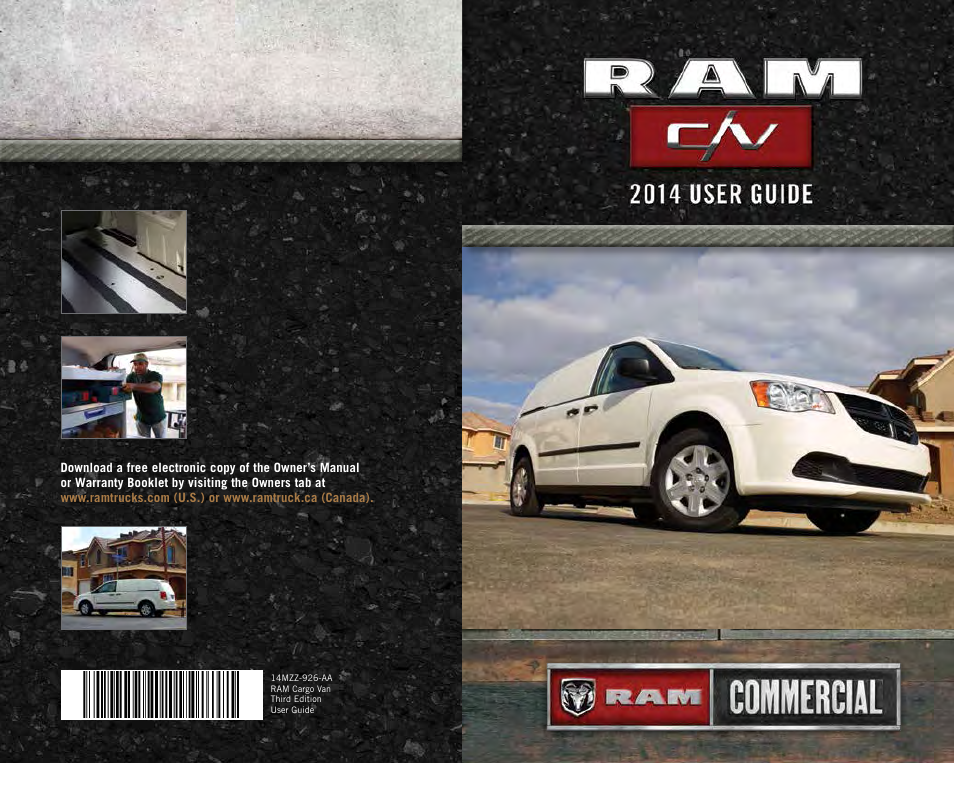 Ram Trucks 2014 Cargo Van Commercial - User Guide User Manual | 140 pages