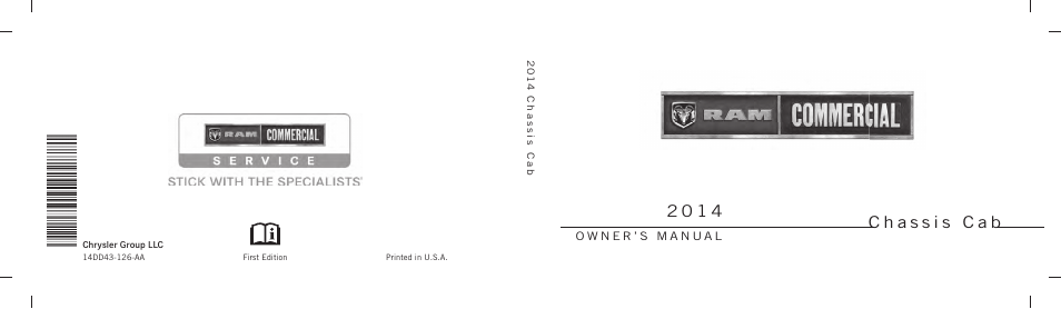 Ram Trucks 2014 Chassis Cab Commercial - Owner Manual User Manual | 537 pages
