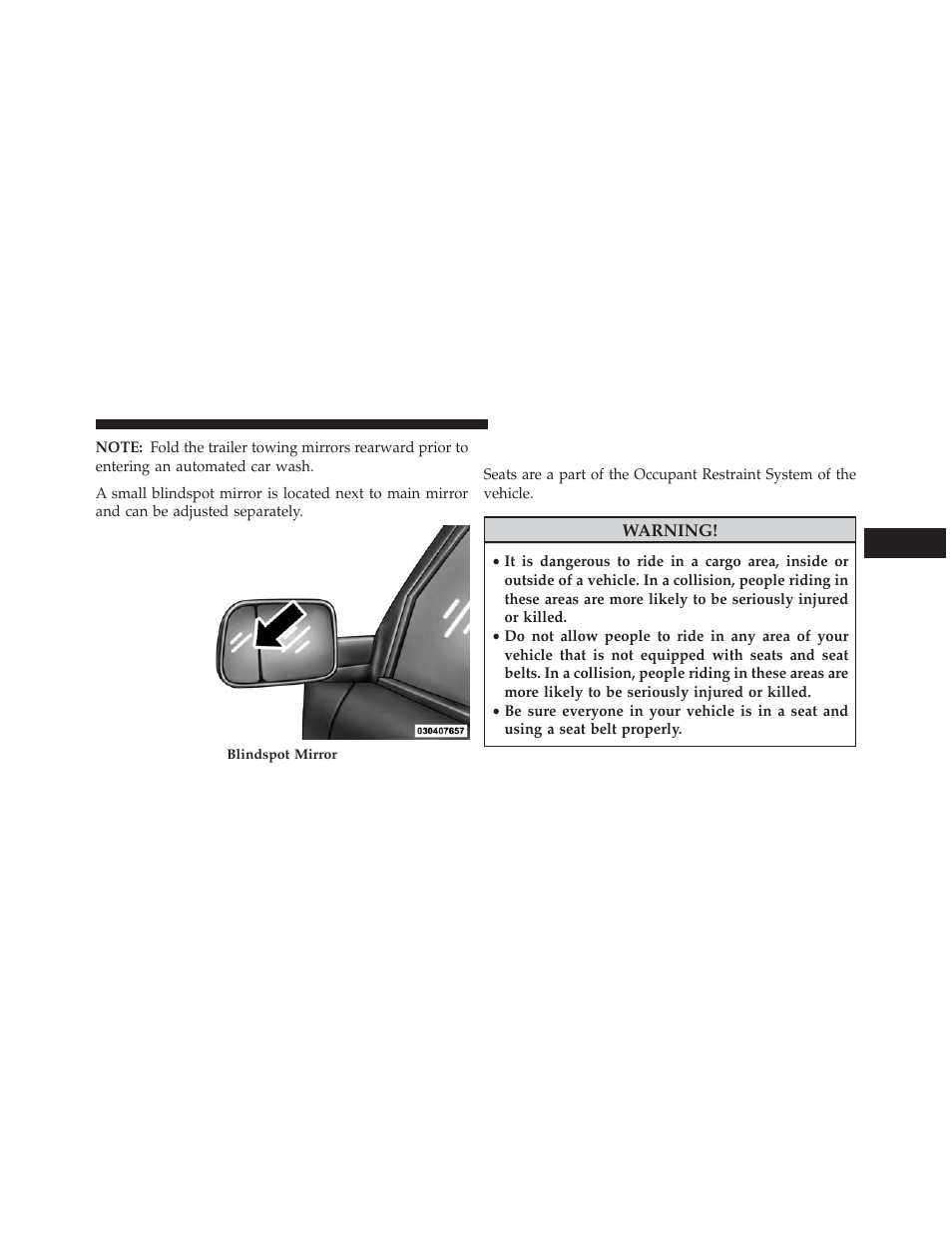 Seats | Ram Trucks 2014 Chassis Cab Commercial - Owner Manual User Manual | Page 131 / 537