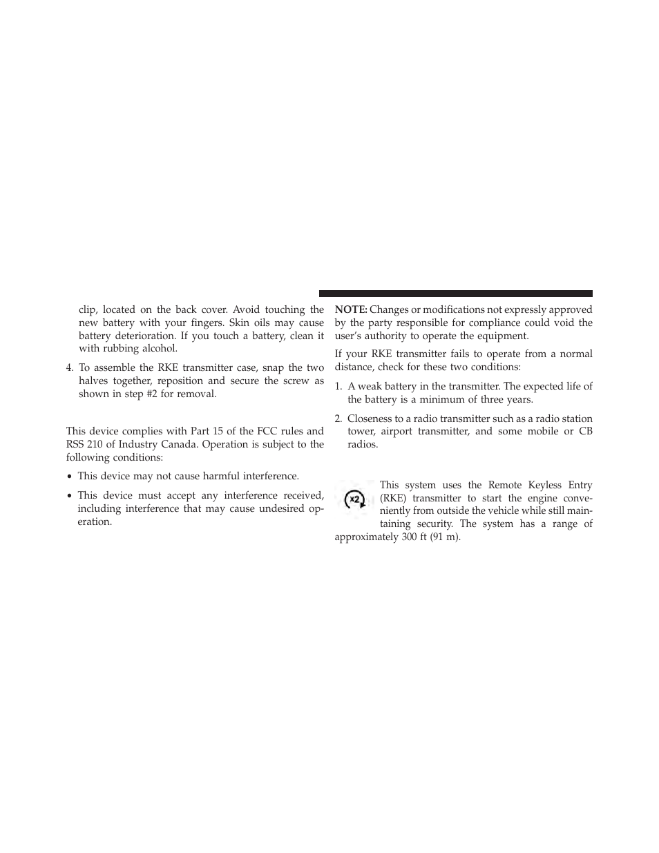 General information, Remote starting system — if equipped | Ram Trucks 2014 Chassis Cab Commercial - Owner Manual User Manual | Page 34 / 537