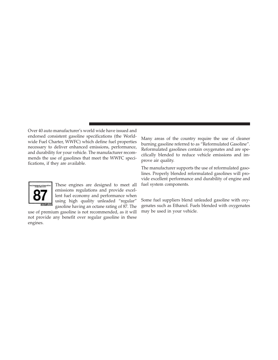 4l engine, Reformulated gasoline, Gasoline/oxygenate blends | Ram Trucks 2014 Chassis Cab Commercial - Owner Manual User Manual | Page 376 / 537