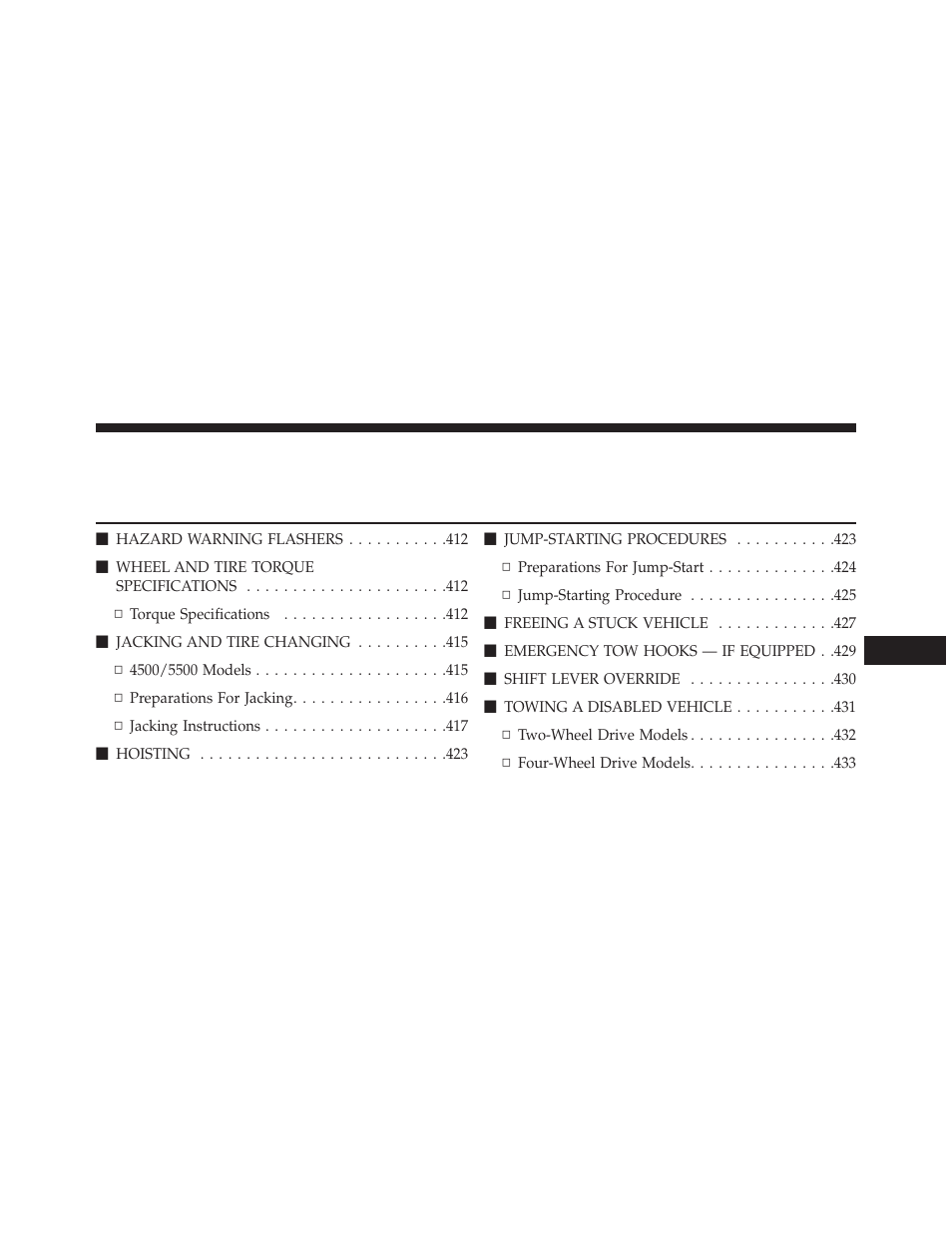 Ram Trucks 2014 Chassis Cab Commercial - Owner Manual User Manual | Page 413 / 537