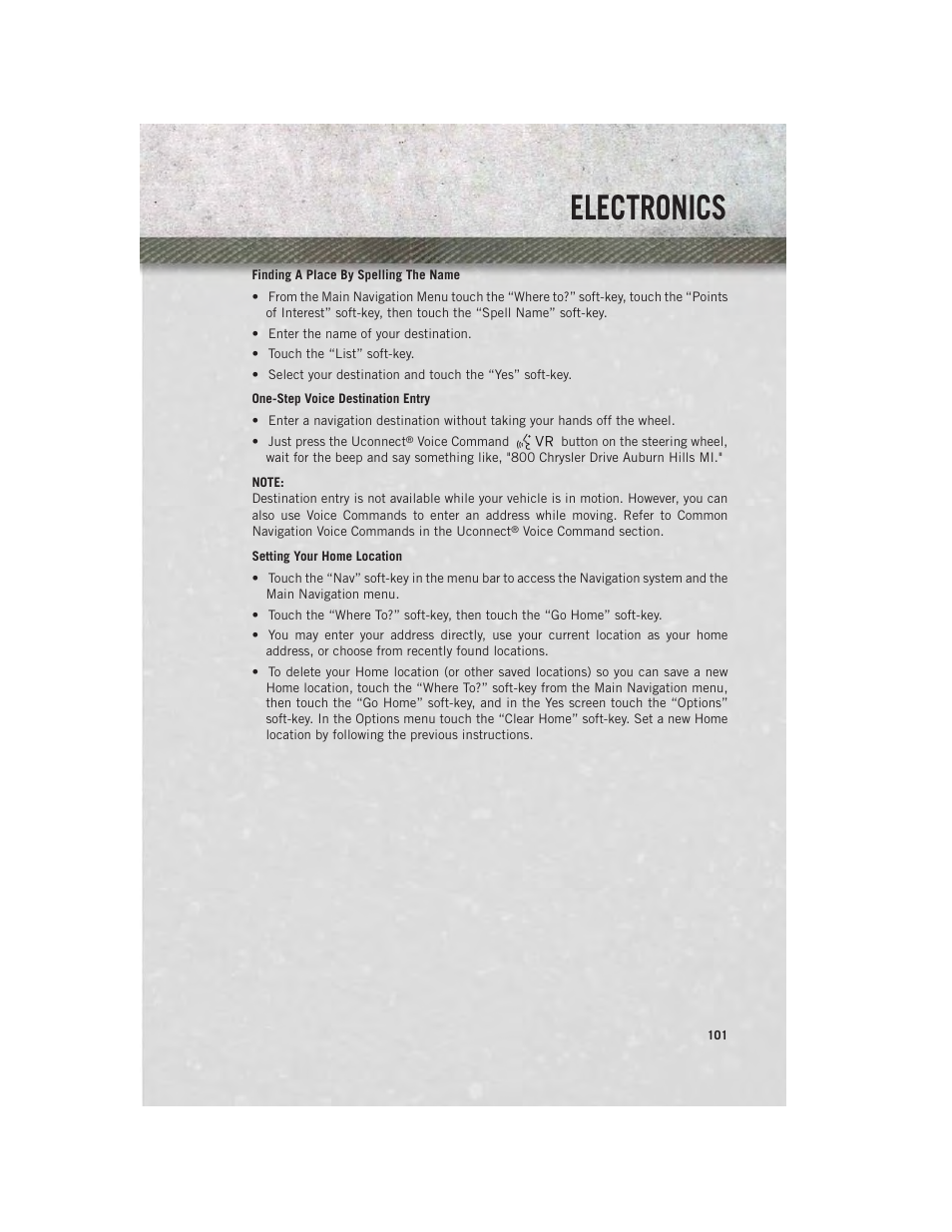 Electronics | Ram Trucks 2014 Chassis Cab Commercial - User Guide User Manual | Page 103 / 204