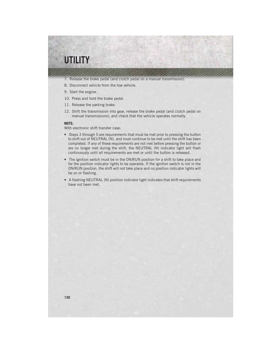 Utility | Ram Trucks 2014 Chassis Cab Commercial - User Guide User Manual | Page 132 / 204