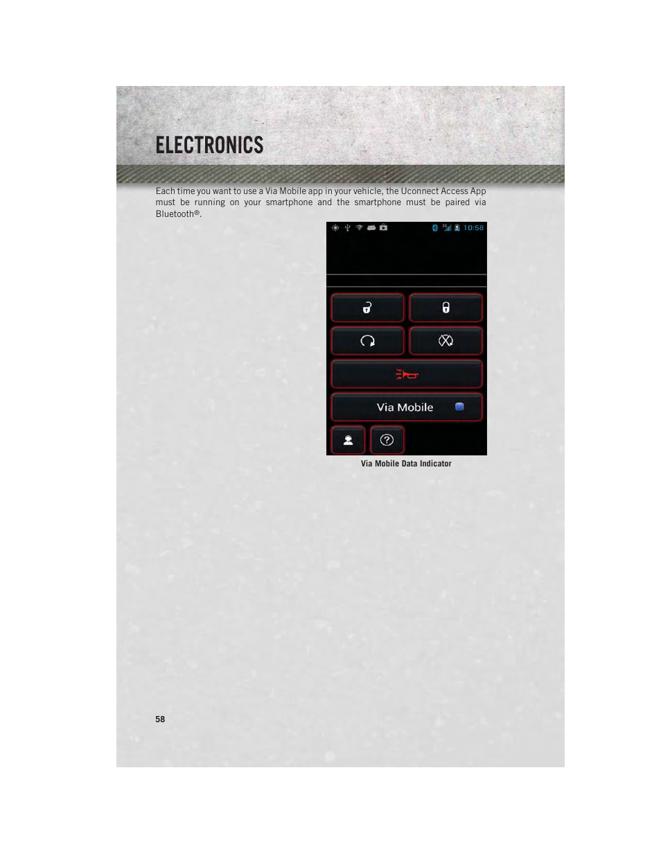 Electronics | Ram Trucks 2014 Chassis Cab Commercial - User Guide User Manual | Page 60 / 204