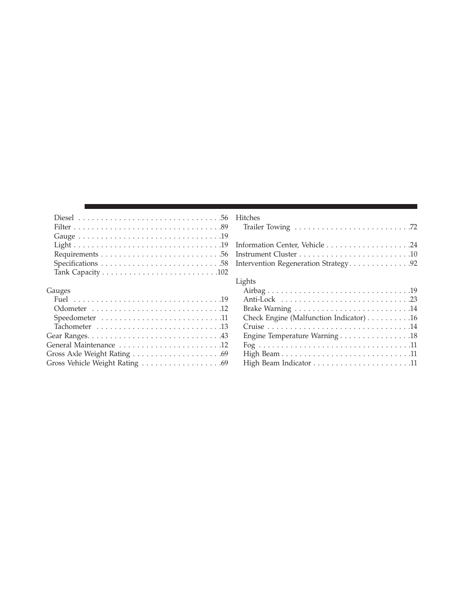 Ram Trucks 2014 ProMaster Commercial - Diesel Supplement User Manual | Page 124 / 128