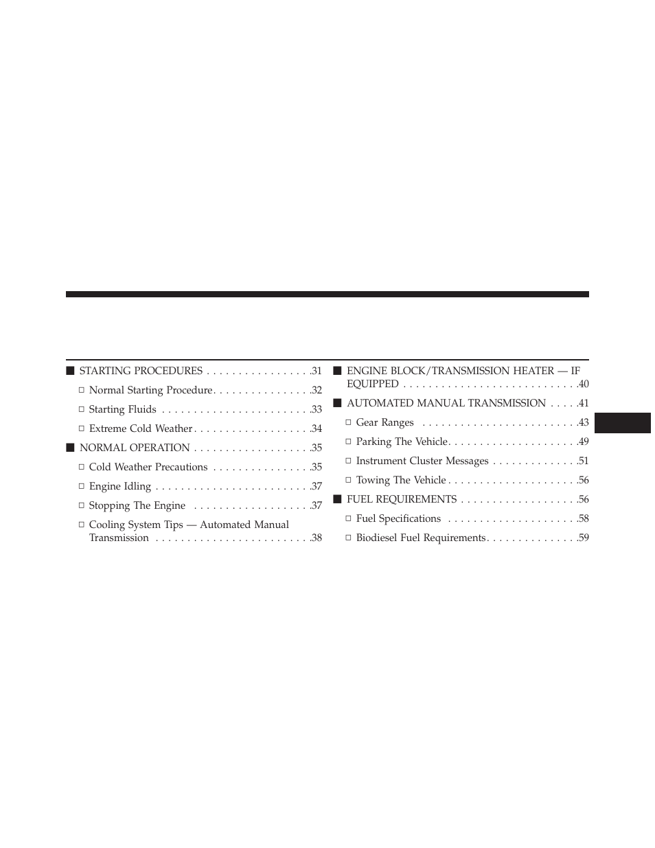 Ram Trucks 2014 ProMaster Commercial - Diesel Supplement User Manual | Page 31 / 128