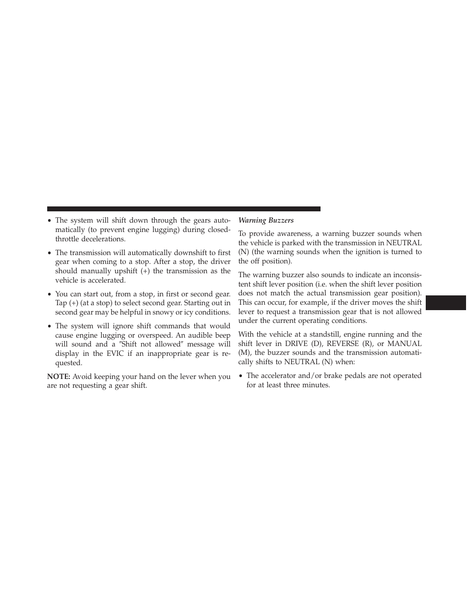 Ram Trucks 2014 ProMaster Commercial - Diesel Supplement User Manual | Page 49 / 128