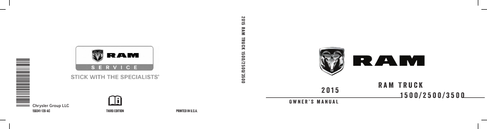 Ram Trucks 2015 3500 - Owner Manual User Manual | 883 pages