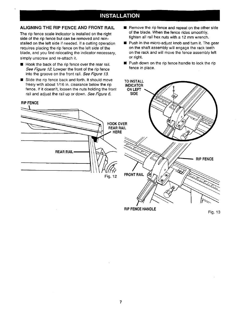 Installation | Craftsman 315.228410 User Manual | Page 7 / 8