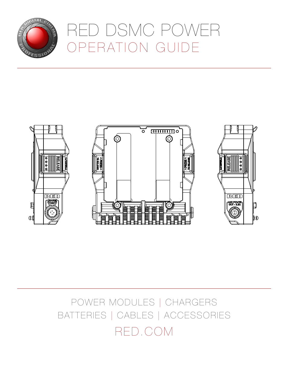 RED DSMC POWER User Manual | 62 pages