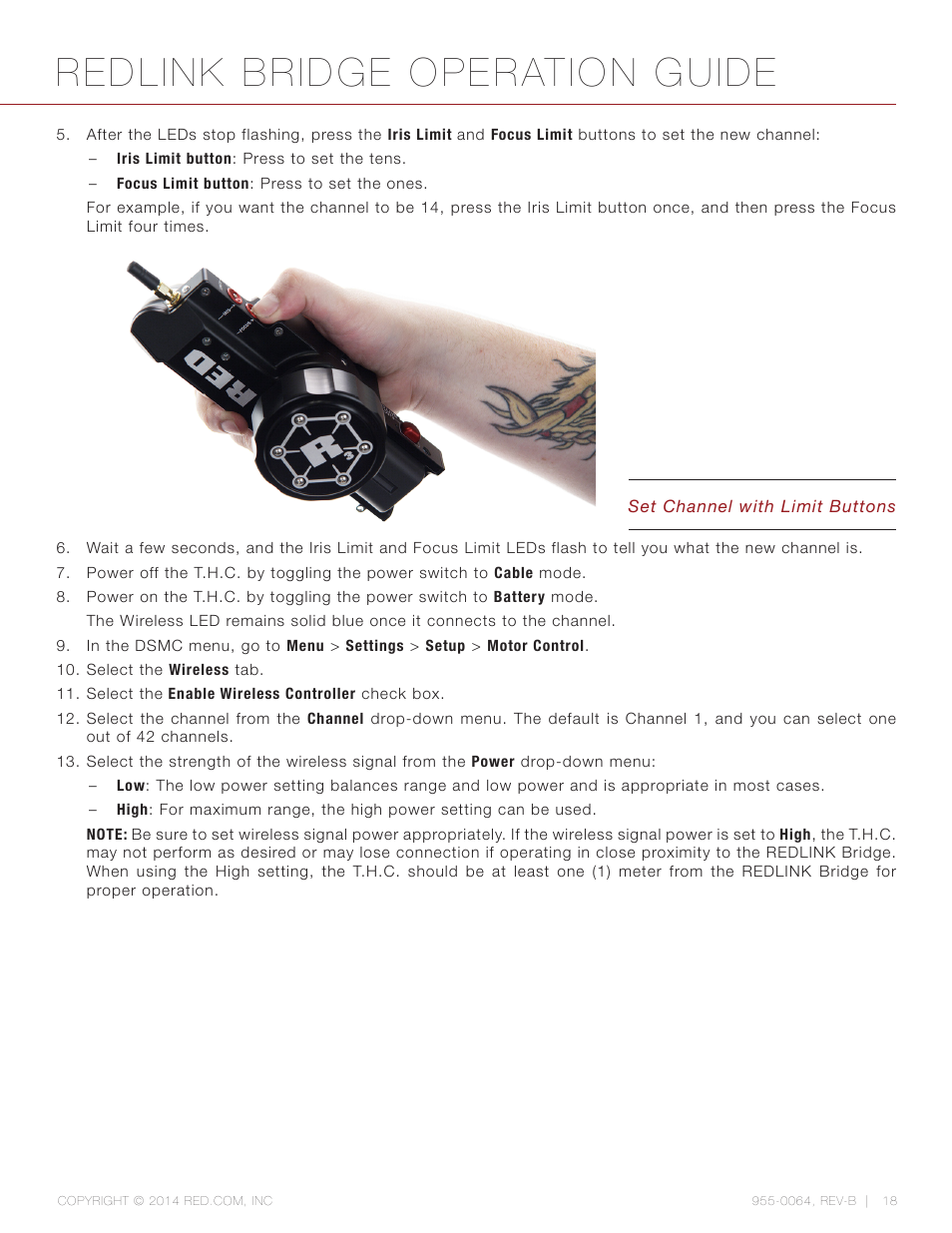 Redlink bridge operation guide | RED REDLINK™ BRIDGE User Manual | Page 18 / 27