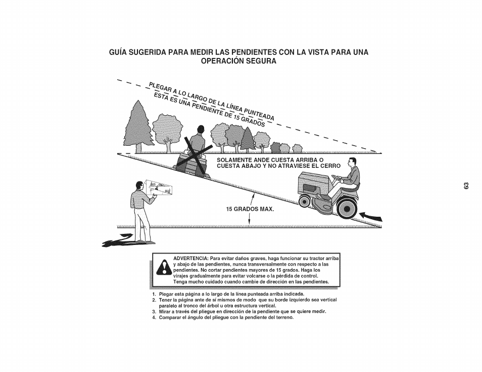 Operación segura | Craftsman 917.28035 User Manual | Page 63 / 64