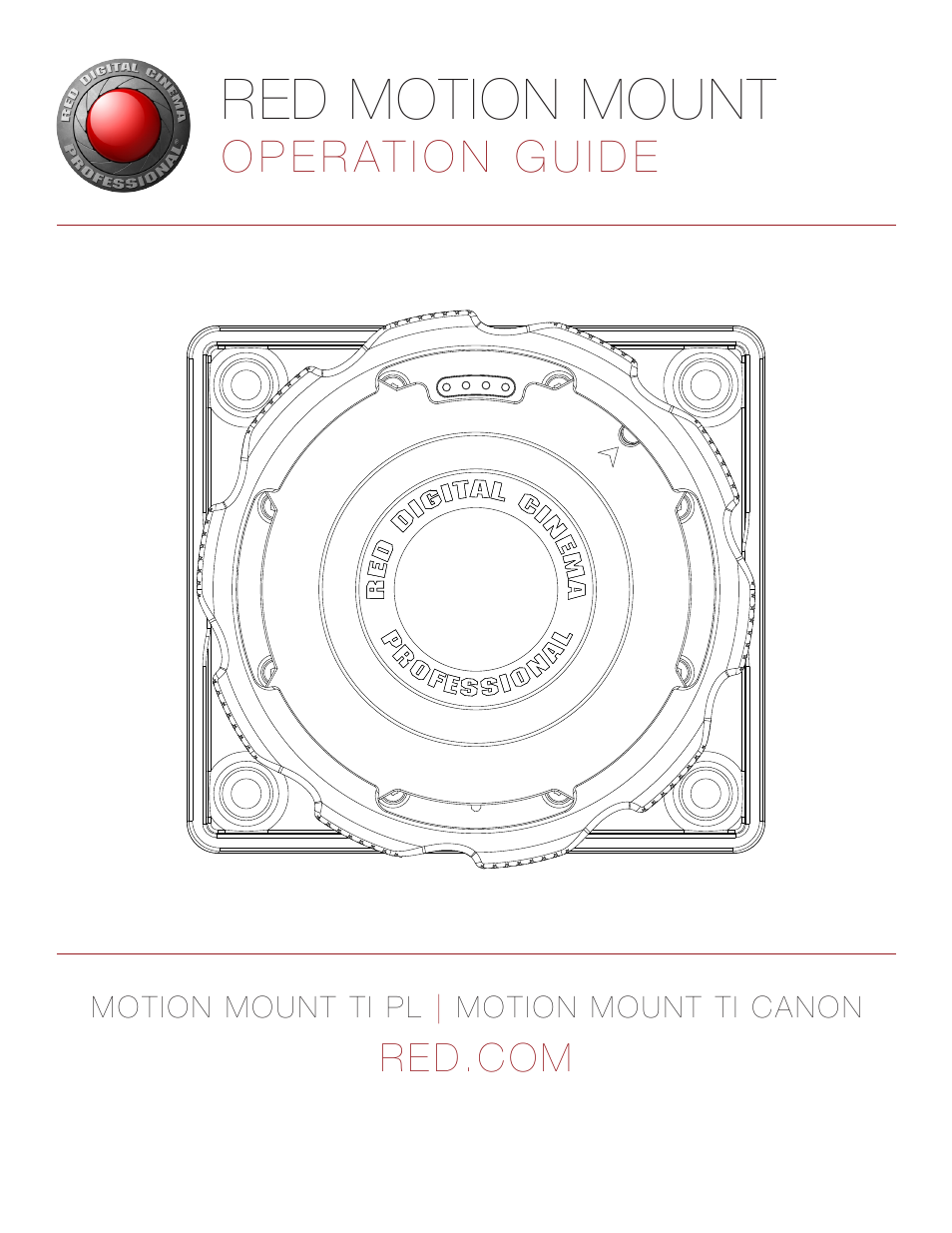 RED MOTION MOUNT User Manual | 34 pages