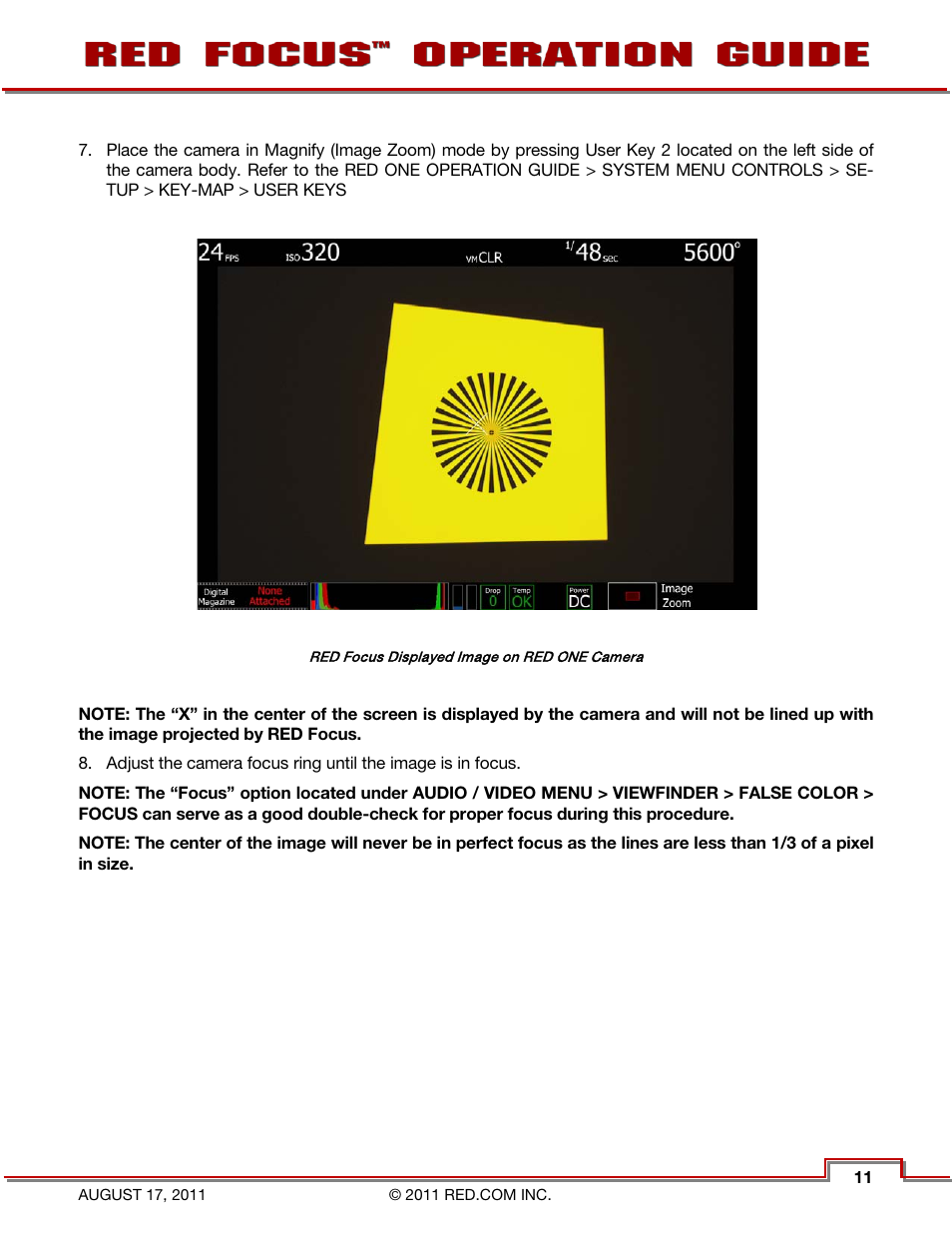 RED FOCUS User Manual | Page 12 / 18