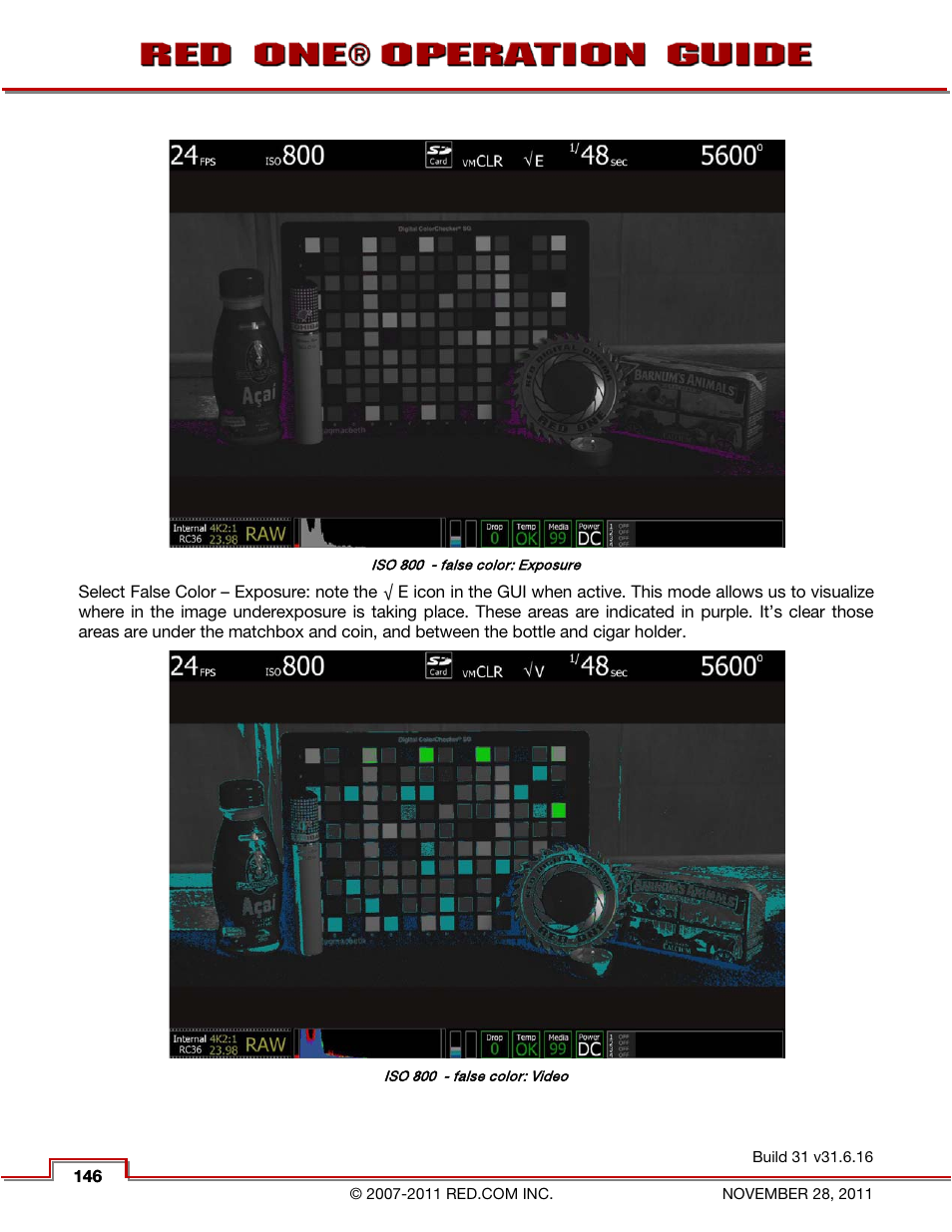 RED ONE OPERATION GUIDE User Manual | Page 147 / 165