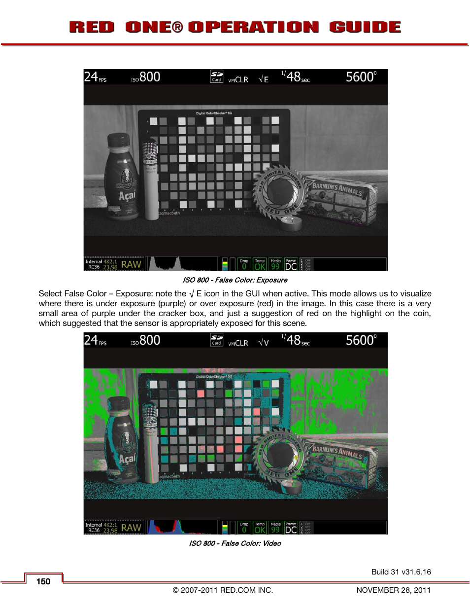 RED ONE OPERATION GUIDE User Manual | Page 151 / 165