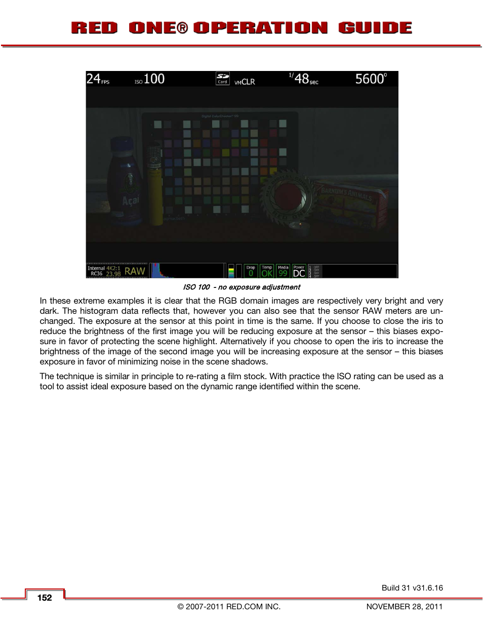 RED ONE OPERATION GUIDE User Manual | Page 153 / 165