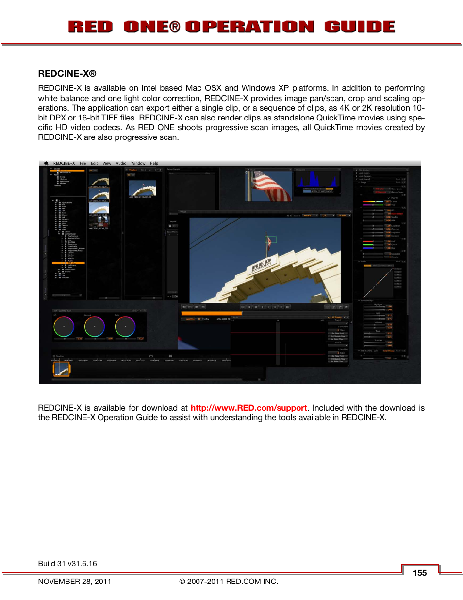 Redcine-x | RED ONE OPERATION GUIDE User Manual | Page 156 / 165