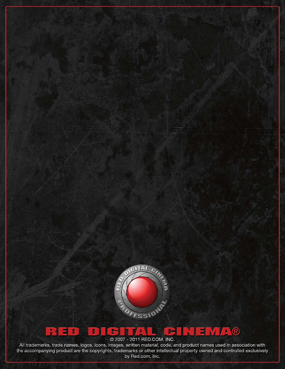 RED ONE OPERATION GUIDE User Manual | Page 165 / 165