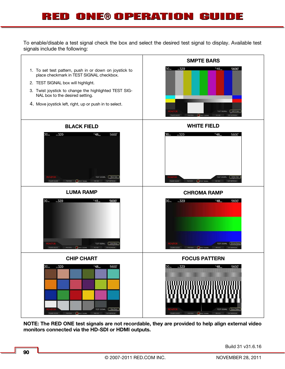 RED ONE OPERATION GUIDE User Manual | Page 91 / 165