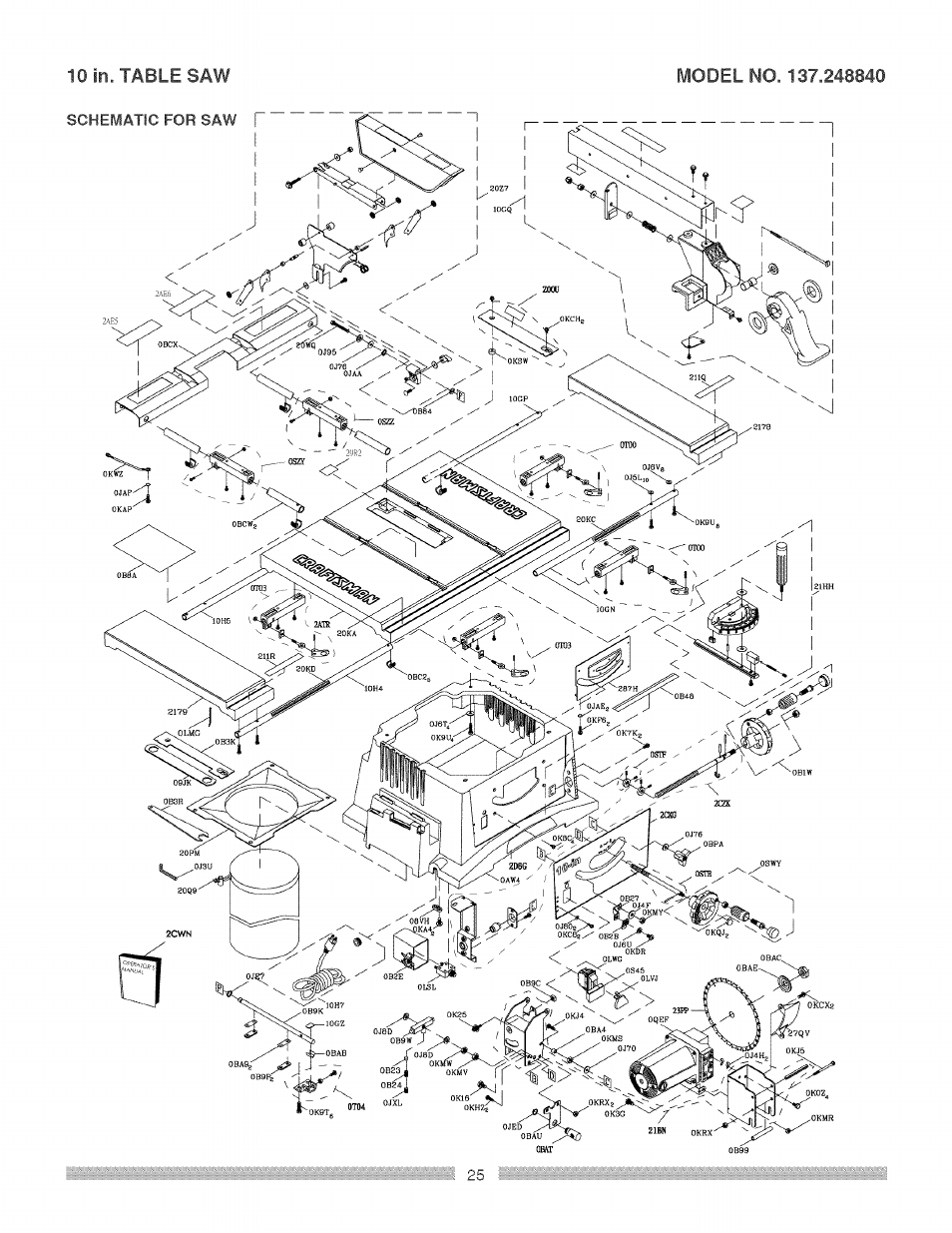 Craftsman 137.248840 User Manual | Page 25 / 30